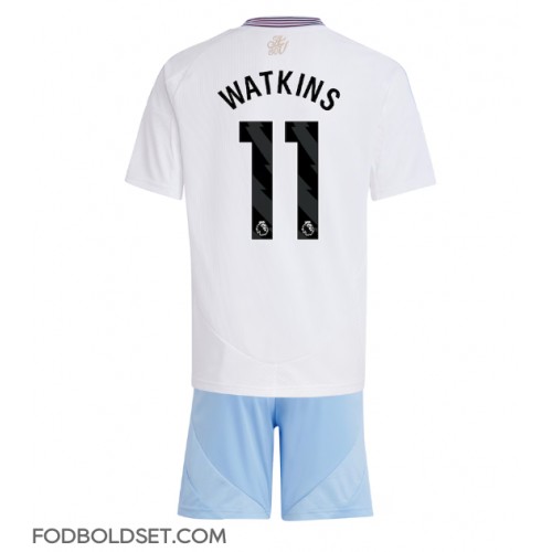 Aston Villa Ollie Watkins #11 Udebane Trøje Børn 2024-25 Kortærmet (+ Korte bukser)
